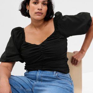 NWT Gap Puffed Sleeved Top